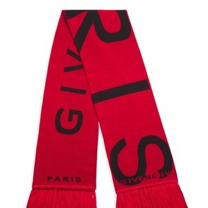 Givenchy football logo scarf